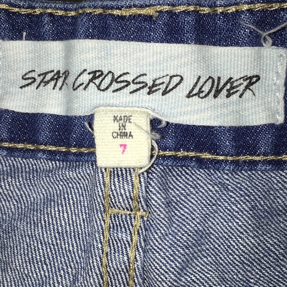 Star Crossed Lover jean shorts - Picture 6 of 6